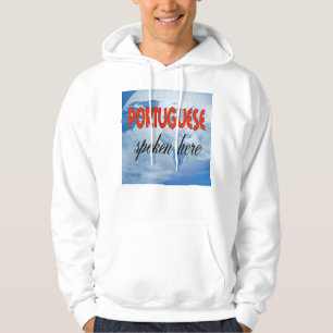 Moletom Sweatshirt básica de capuz, branca