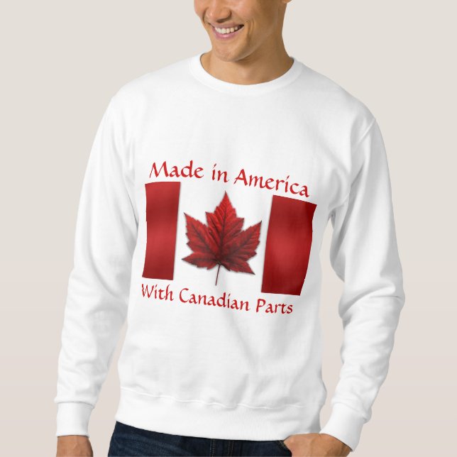 Moletom Sweatshirt Canada Flag Sweatshirt (Frente)