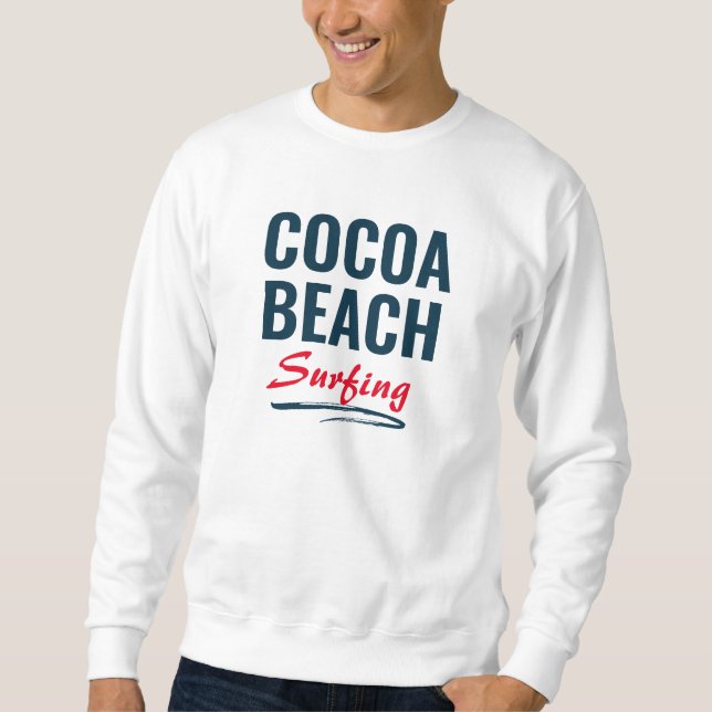 Moletom Sweatshirt Cocoa Beach Florida (Frente)