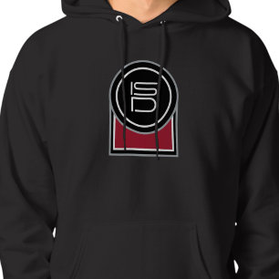 Moletom Sweatshirt com capuz ISD Men's Red black Logo-type