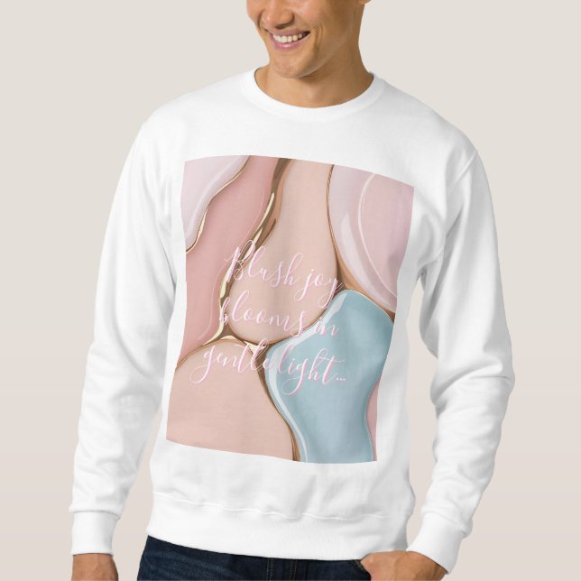 Moletom Sweatshirt com gráfico abstrato elegante (Frente)