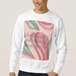 Moletom Sweatshirt com gráfico abstrato elegante