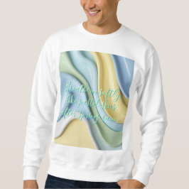 Moletom Sweatshirt com gráfico abstrato elegante