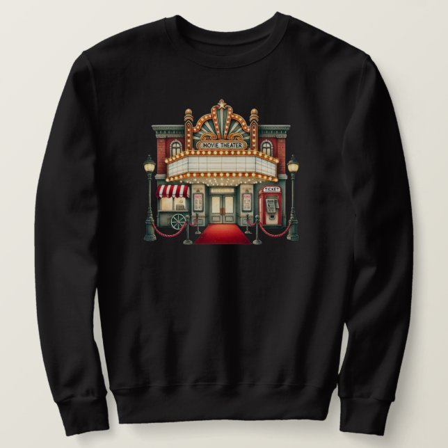 Moletom Sweatshirt Do Cinema (Frente do Design)
