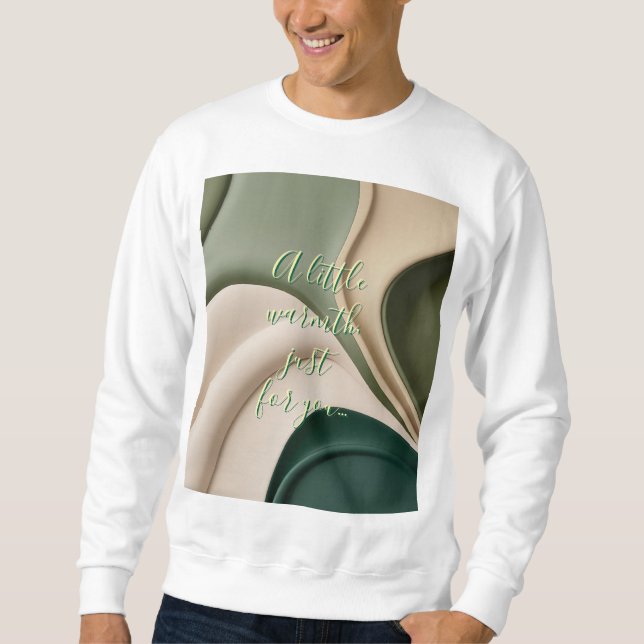 Moletom Sweatshirt em na moda gráfico (Frente)