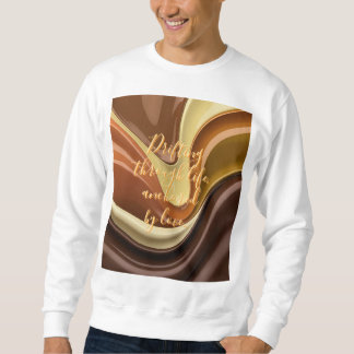 Moletom Sweatshirt em na moda gráfico