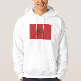 Moletom Sweatshirt Hooded com Bandeira de Marrocos