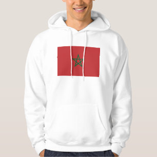 Moletom Sweatshirt Hooded com Bandeira de Marrocos