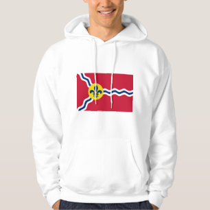 Moletom Sweatshirt Hooded com bandeira de Rua Louis, Misso