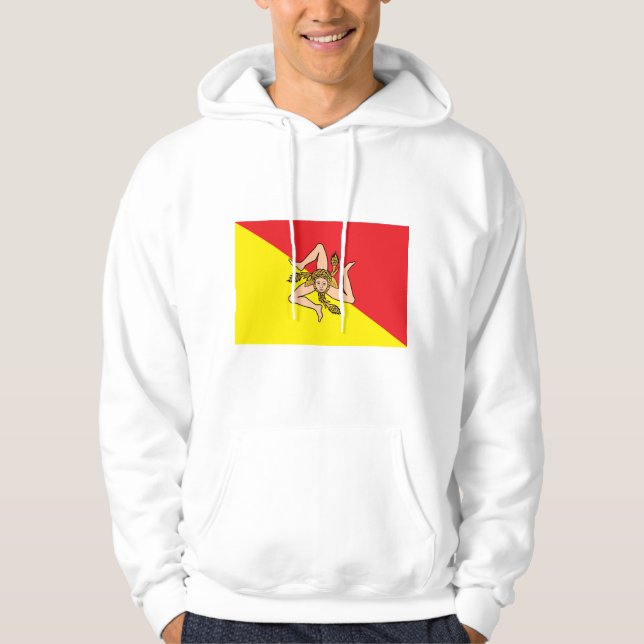 Moletom Sweatshirt Hooded com Flag of Florence, Itália (Frente)