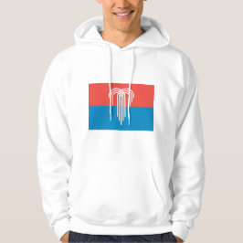 Moletom Sweatshirt Hooded com Flag of Kansas City, EUA