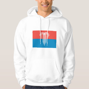 Moletom Sweatshirt Hooded com Flag of Kansas City, EUA