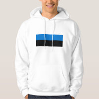 Sweatshirt Hooded com pavilhão da Estônia