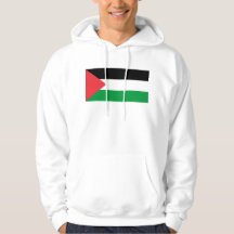 Sweatshirt Hooded com pavilhão da Palestina