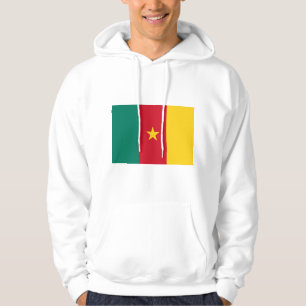 Moletom Sweatshirt Hooded com pavilhão dos Camarões
