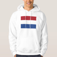 Sweatshirt Hooded com pavilhão dos Países Baixos