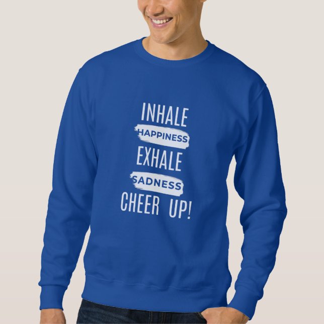MOLETOM SWEATSHIRT MASCULINO INALE E EXALE ÂNIMO (Frente)