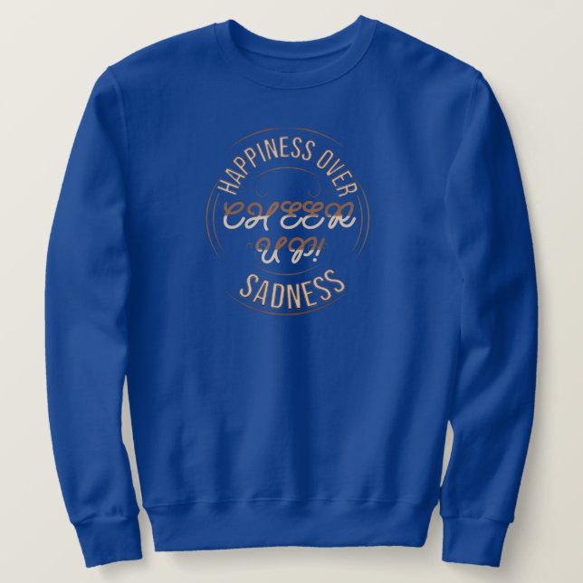 MOLETOM SWEATSHIRT MEN'S ESCOLHA FELIZ ANIME-SE  (Frente do Design)