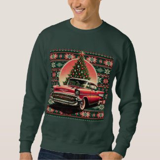 Moletom Sweatshirt noël Chevrolet BEL AIR 1957