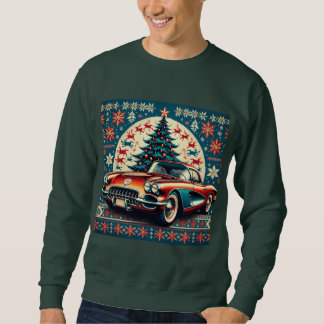 Moletom Sweatshirt Noël Christmas Chevrolet Corvette 1957