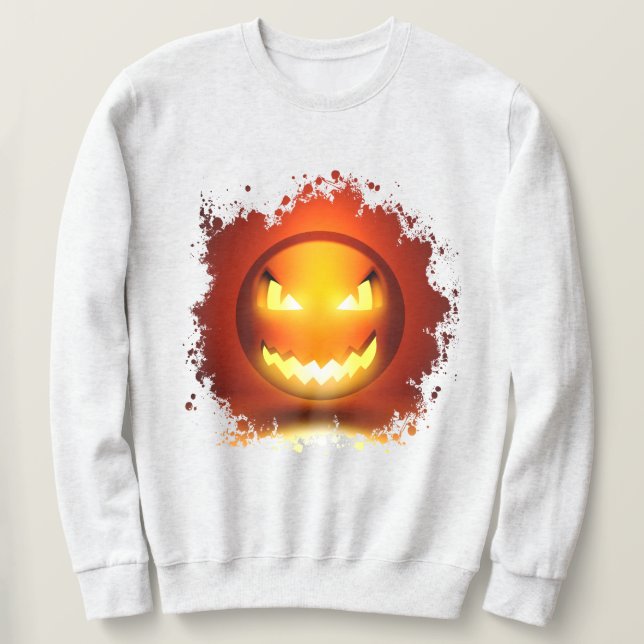 Moletom Sweatshirt Pumpkinmoji (Frente do Design)