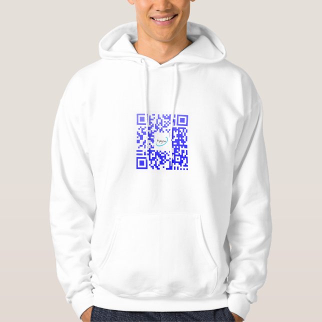 Moletom sweatshirt qr code (Frente)