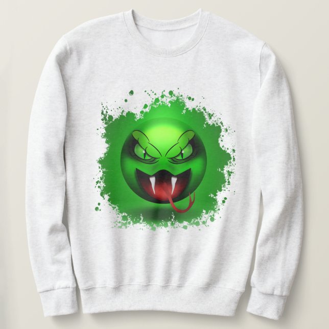 Moletom Sweatshirt Snakemoji (Frente do Design)