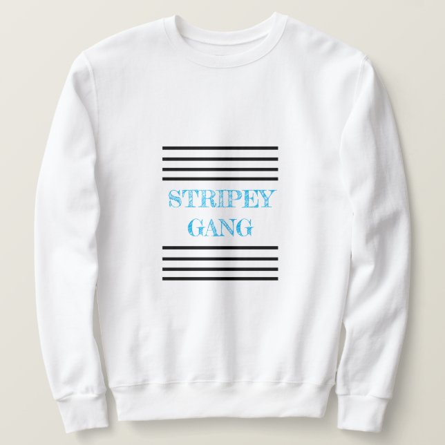 Moletom Sweatshirt Stripey Gang (Frente do Design)