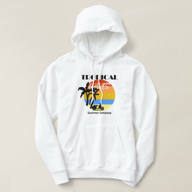 Moletom Sweatshirt Tropical De Casca (Frente do Design)