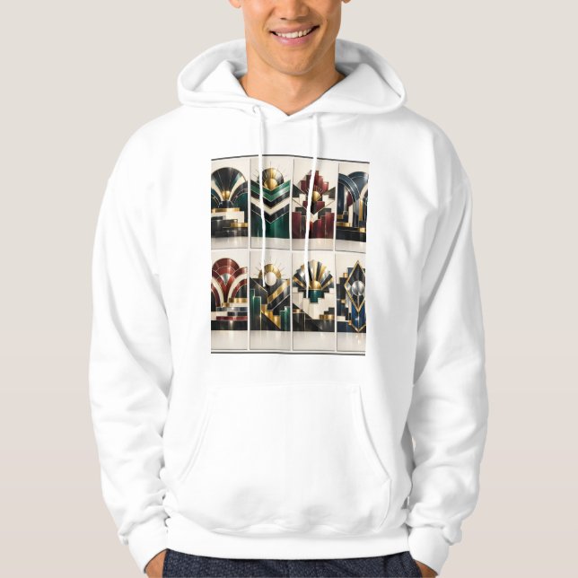 Moletom sweatshirt with abstract print (Frente)