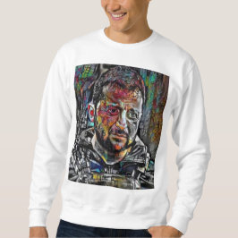 Moletom Sweatshirts Volodymyr Zelensky art abstrait