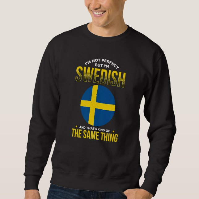 Moletom Sweden For Proud Swedes Swedish Flag Sverige Scand (Frente)