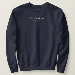 Moletom Sweet de Crewneck em Palm Beach