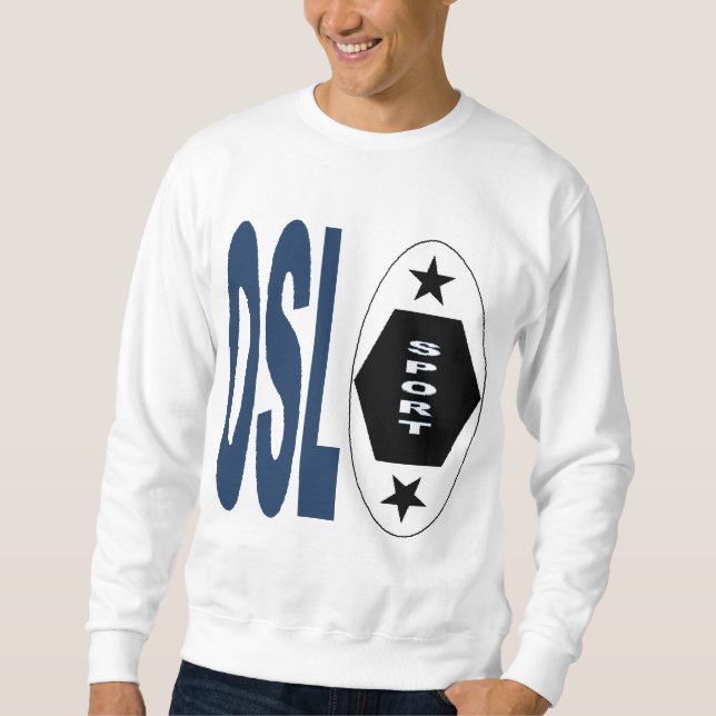 Moletom Sweet shirt blanc  OSLO  SPORT (Frente)