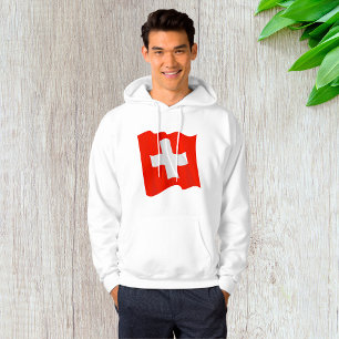 Moletom Swiss Flag Mens Hoodie
