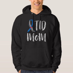 Moletom T1d Mãe Tipo 1 Sensibilização para a Diabetes Mãe 
