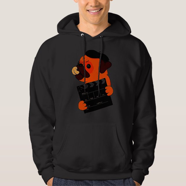 Moletom T-Shirt Clássico do Pug 655 (Frente)