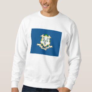 Moletom T-shirt da bandeira de Connecticut