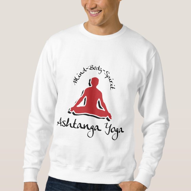 Moletom T-shirt da ioga de Ashtanga (Frente)