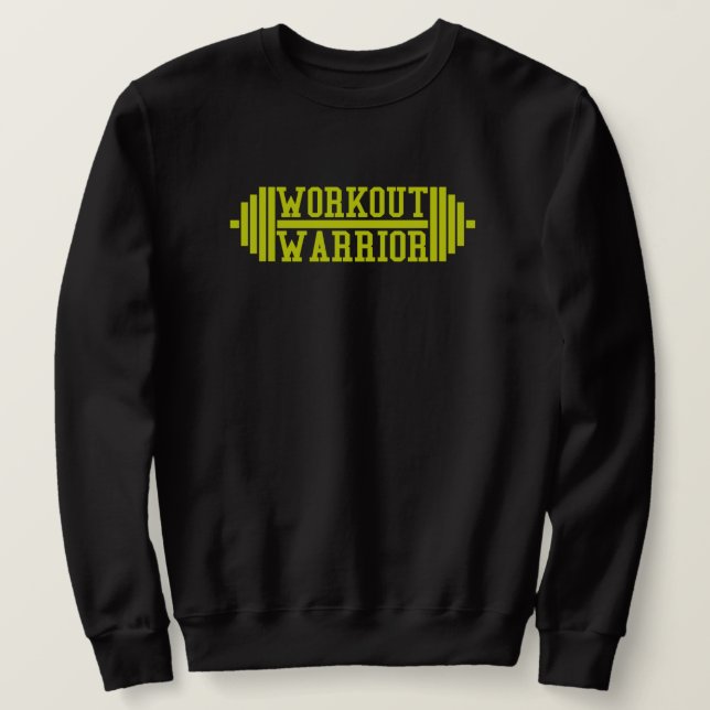 Moletom T-Shirt do Guerreiro de Workout (Frente do Design)