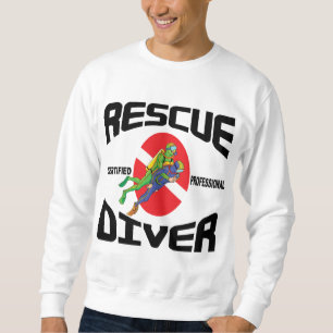 Moletom T-shirt do mergulhador do salvamento