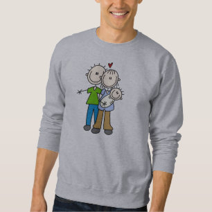 Moletom T-shirt e presentes novos do bebê dos pais novos