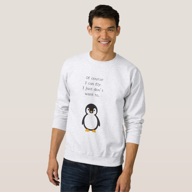 Moletom T-Shirt Engraçado (Frente Completa)