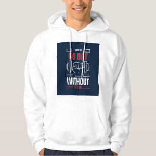 Moletom T-Shirt Hoodie for Gym Lovers