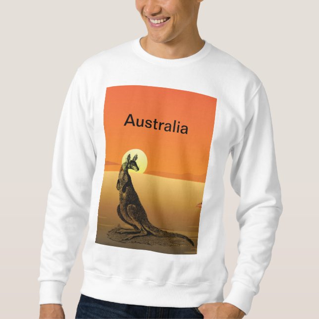 Moletom t-shirt kangaro (Frente)