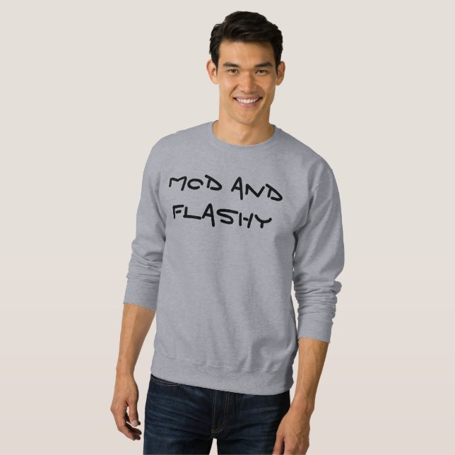 Moletom T-Shirt Mod e Flashy (Frente Completa)