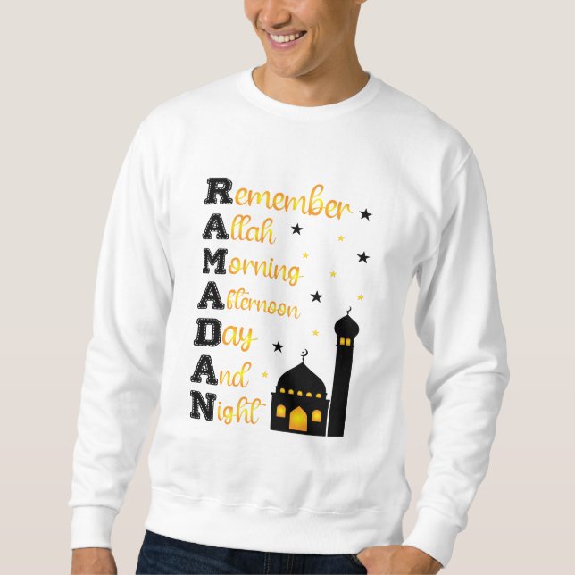 Moletom T-Shirt- RAMADAN Long Sleeve Shirt (Frente)