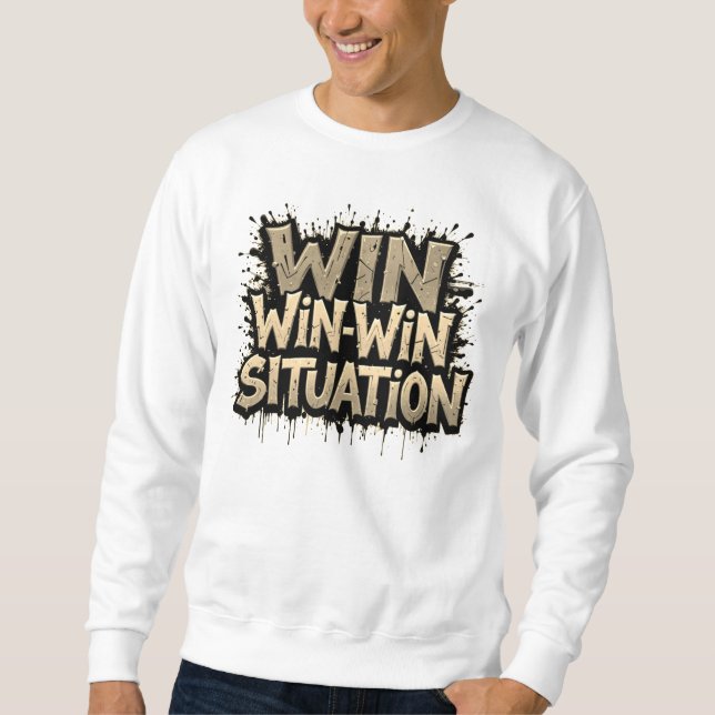 Moletom T-Shirt Situação Win-Win (Frente)