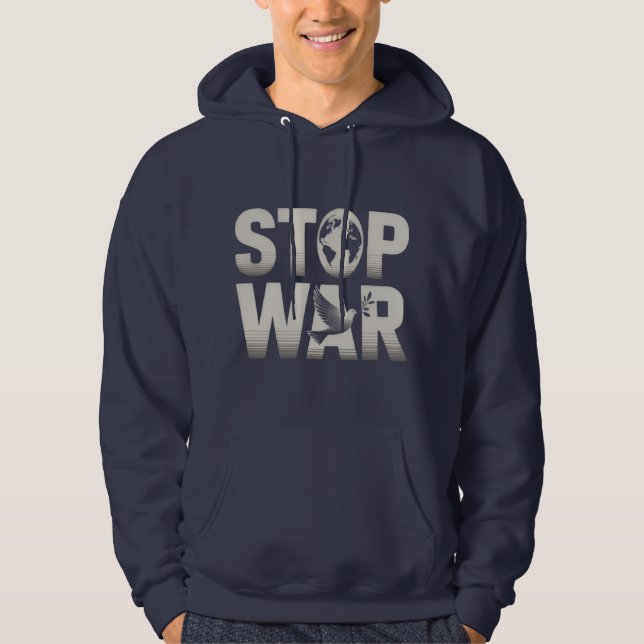Moletom T-Shirt "STOP WAR" (Frente)
