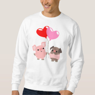 Moletom T-shirt "Tangled Hearts" (Porcos de Cartoon)